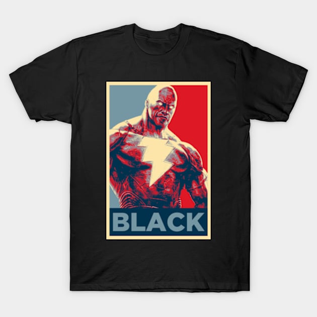 Black Adam Hope T-Shirt by TEEVEETEES